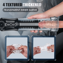 Cupsland 7 Vibrating 3 Sucking Enhance Erection and Masturbation 2 in 1 Penis Pump