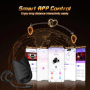 Glnas Trainer App Control 9 Vibrating Pulsing Dual Penis Ring