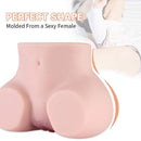 4.36lb Garnet Swollen Pussy Dual Holes Doggy Style Charming Realistic Buttock - Lusty Time