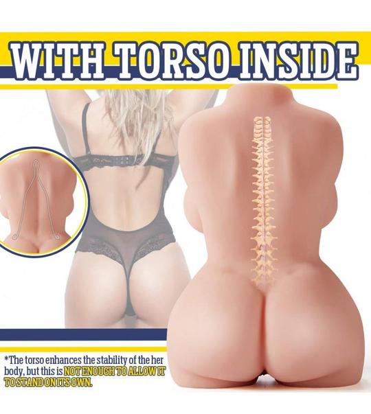 12.7lb Big Bold Boobs Upstanding Hot Curvy Sex Doll Male Masturbator - Lusty Time