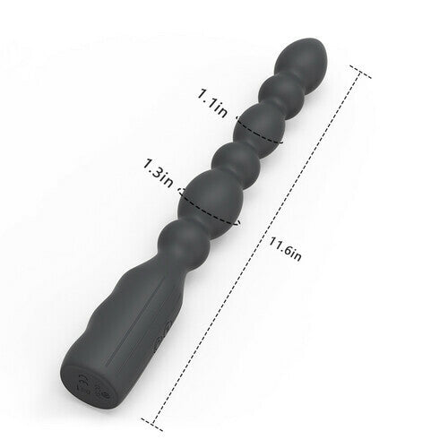 10 Vibration Different Beads Plug Manual Anal Vibrator - Lusty Time