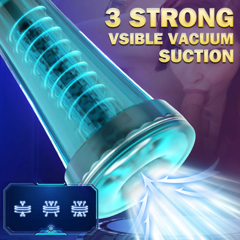 KAI 3 Sucking Transparent Vacuum Penis Pump - Lusty Time