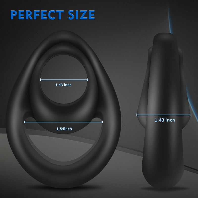 ALLOVER Silicone Versatile Erection Enhancing Penis Ring - Lusty Time