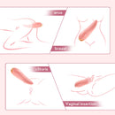 Clit Licking Tongue Vibrator with G Spot Stimulator - Lusty Time