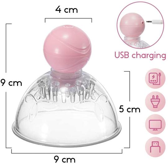 Vibrating Nipple Suckers - Lusty Time