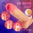 8.3-Inch 4 in 1 Thrusting Rotation Vibrating Heating Lifelike Dildo - Lusty Time