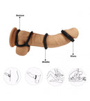1.1-Inch Stamina Trainer Erection Enhancer 4 Separated Penis Ring - Lusty Time