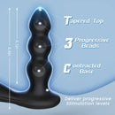 Torne 3 Progressive Beads Low Noise 10 Vibrating Prostate Massager Butt Plug with Cock Ring