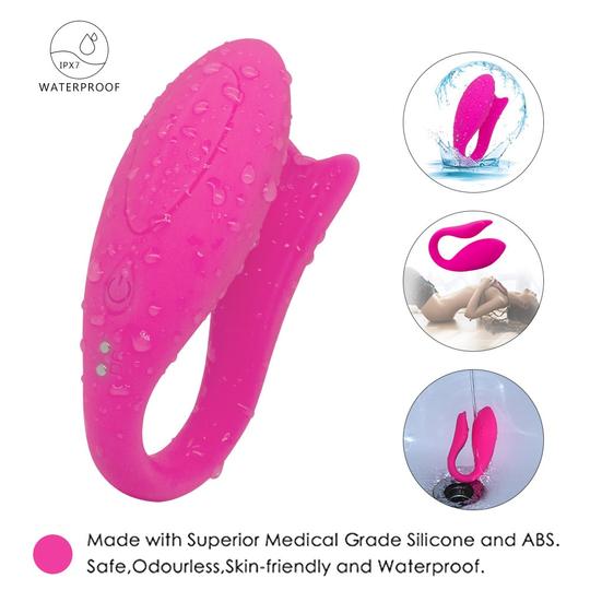 Mermaid Wireless Remote Control Couple Vibrator - Lusty Time