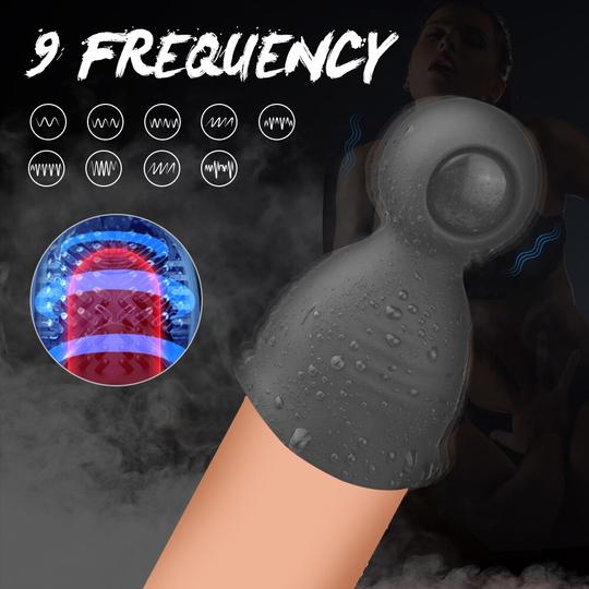 9 SPEEDS MALE MASTURBATOR CUP & GLANS MASSAGER - Lusty Time